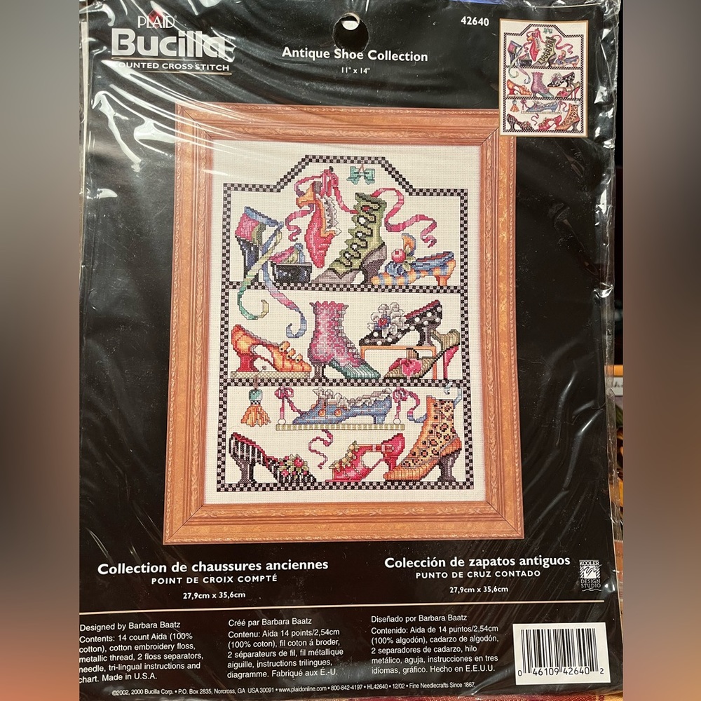 Bucilla counted cross stitch kit